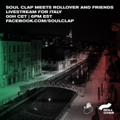 Livestream for Italy: Soul Clap Meets Rollover and Friends