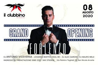 Sabato 08 Agosto 2020 ★ Il Clubbino ★ Grand Opening Disco!