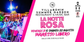 La Notte Rosa @Villa Bonin Restaurant & MusicBar
