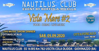 05.09 - VistaMare #2 - Nautilus Club - Cena con Musica dal Vivo