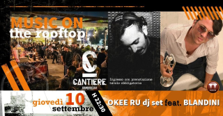 10.09 | Okee Ru dj set feat. Blandini on the rooftop @Cantiere