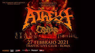 Atheist - Live at Traffic Live Club - Roma