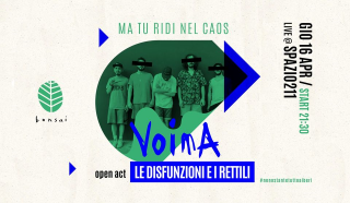 RINVIO A DATA DA DESTINARSI Voina + w/ Le Disfunzioni E I Rettili live a sPAZIO211 / Torino