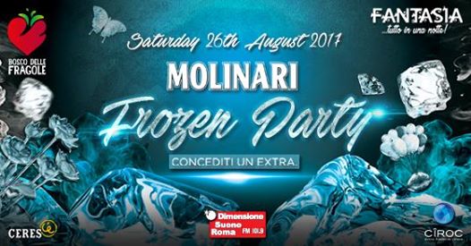 Sabato 26 Agosto - Fantasia presenta Frozen Party