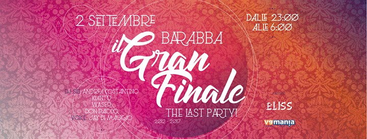 Closing Party 2017 Barabba Bricherasio