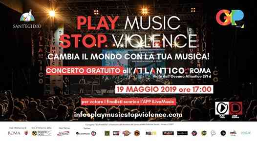 Play Music Stop Violence – Cambia il mondo con la tua musica