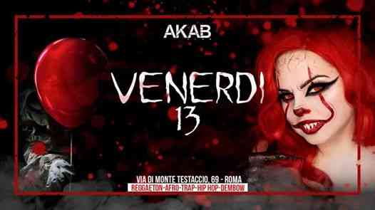 Venerdì 13 Party - Akab Club