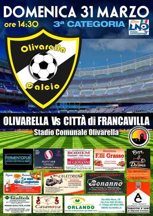 Olivarella Calcio vs Città di Francavilla