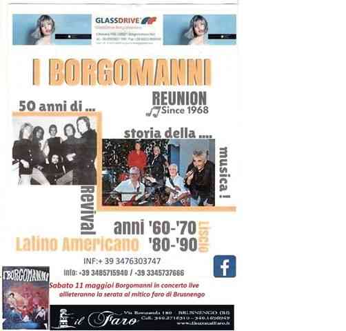 Borgomanni in concerto al dancing il Faro a Brusnengo (BI)