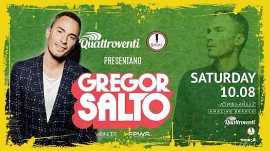 10 Agosto 019 - Gregor Salto Live at QuattroVenti (AG)
