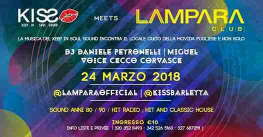 Kiss meet La Lampara (il vizio) - sabato 24 marzo