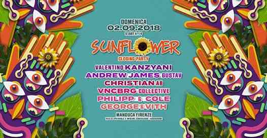Sunflower (closing party) - Domenica 02 Settembre 2018