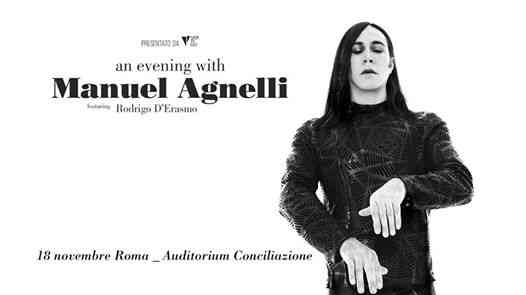 An Evening With Manuel Agnelli | Roma, Auditorium Conciliazione