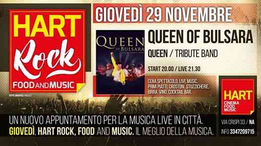 Hart Rock - Food & Music: Queen of Bulsara