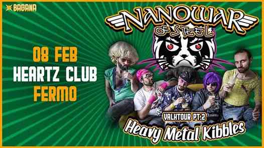 Nanowar of Steel live all'Heartz Club - Fermo