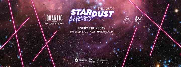 Stardust hosted by Modular & Where 28 Feb