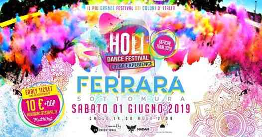 Holi Dance Festival · Ferrara Sottomura · 1 Giugno