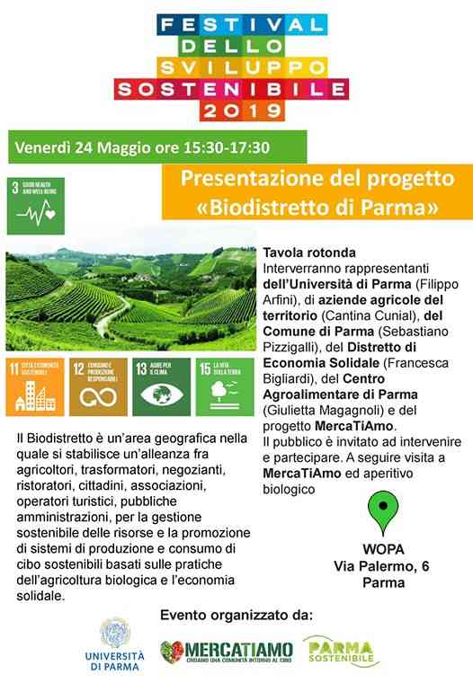 Presentazione del progetto Biodistretto di Parma