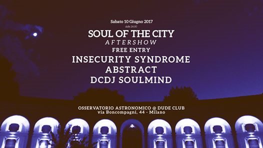 10/06 Soul of the City #3 Aftershow // Free Entry