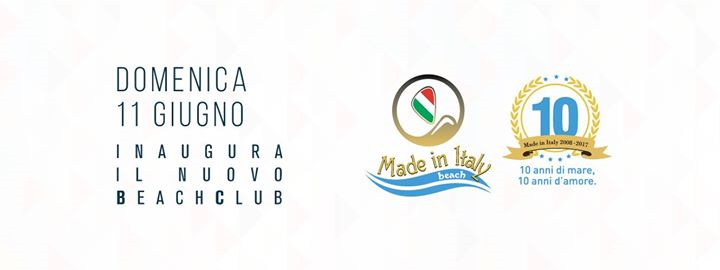 Made in Italy inaugura il nuovo Beach Club