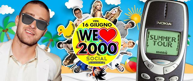 WE Love 2000 Brescia - Ven 16 Giugno @Micacaramelle-Social CLUB