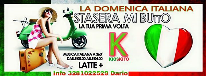 La Domenica Italiana Del kioskito info tavoli 3281022529 Dario