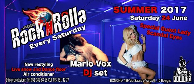 Rocknrolla Summer- Rock Dj Night con Mario Vox + LadyScandalEyes