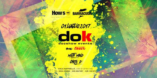 DOK on Tour @ Barracuda Club 01/07/2017 DONNA OMAGGIO entro 00.30