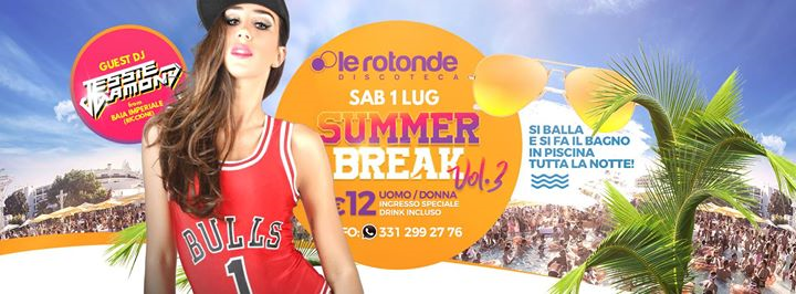 Jessie Diamond // Pool Party • Discoteca Le Rotonde • Sab 1.07