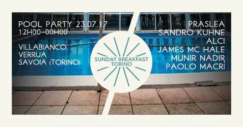 Sunday Breakfast Torino "Pool Party" at Villa Bianco