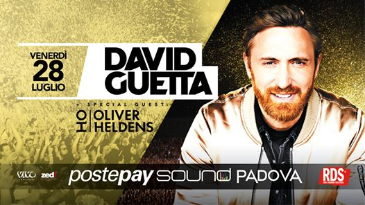 David Guetta + Oliver Heldens | Postepay Sound - Padova