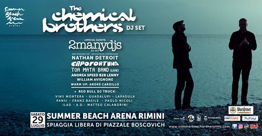 Chemical Brothers dj set + 2ManyDjs - Beach Festival Rimini