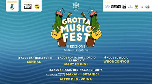 Grotta Music Fest II Edizione - 2, 4, 6 Agosto - Grottaglie (Ta)