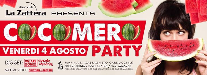 Venerdì 4 Agosto - Cocomero PARTY