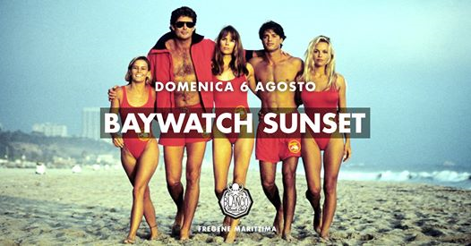 Baywatch Sunset 90's @Blanco•Beach Club Fregene Marittima