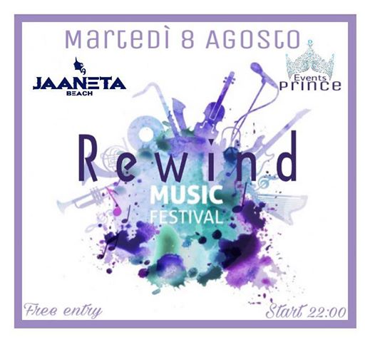 REWIND-MUSIC-FESTIVAL Martedì 8 Agosto