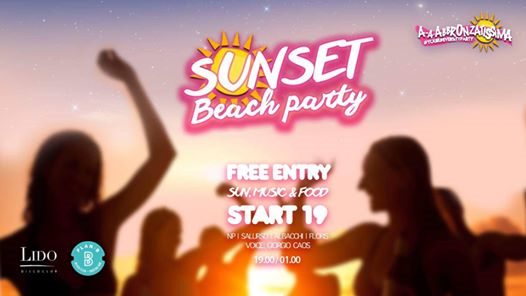 TONIGHT>> Sunset Beach Party: La più grande festa in spiaggia