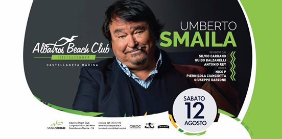 Sabato 12 Agosto | UMBERTO SMAILA live @ Albatros Beach Club