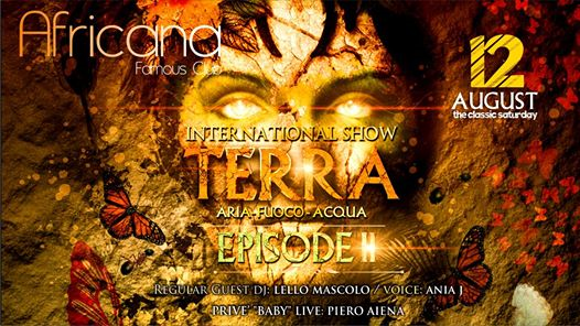 International Show - Sabato 12 Agosto - Africana Famous Club