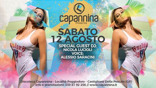 Sabato 12 Agosto: Gigi D'Agostino | Capannina Summer 2017
