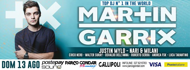 Martin Garrix live al Postepay Sound PARCO GONDAR