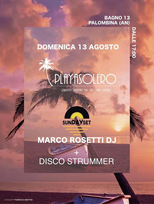 SunDAYset at Playa Solero | Marco Rosetti + DISCO Strummer DJSET