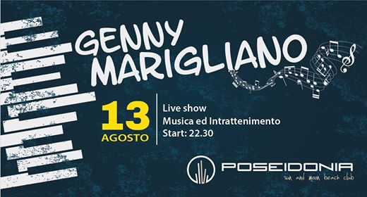 Genny Marigliano Live Show al Poseidonia Beach Club