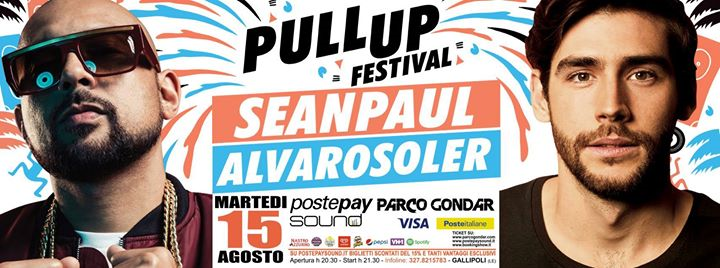 OGGI Sean Paul & Alvaro Soler live Postepay Sound PARCO GONDAR