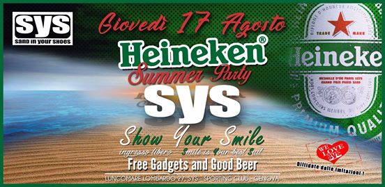 SYS presents Heineken Summer Party