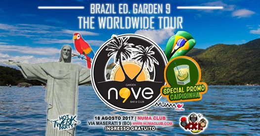 18/08 ☆ GardenNOVE — “ Worldwide tour " : BRAZIL — FREE ENTRY ☆
