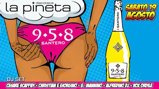 ★ 19/08 Discoteca La Pineta ★ Santero Party ★