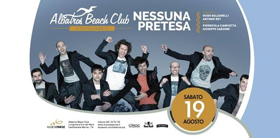 Sabato 19 Agosto | Nessuna Pretesa live at Albatros Beach Club
