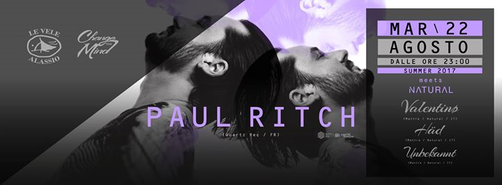 22/08 Change Your Mind w/ Paul Ritch at Le Vele Alassio