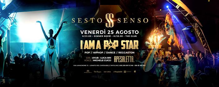 Sesto Senso • I Am A Popstar • 25 Agosto 2017